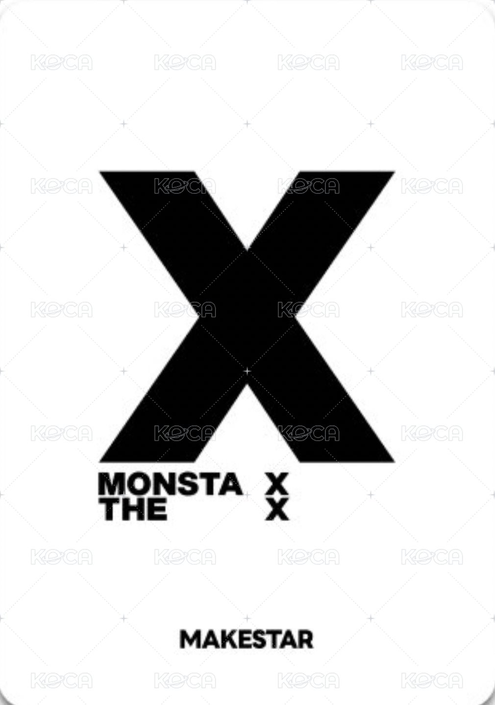 THE X ms 預售 特典卡  背面