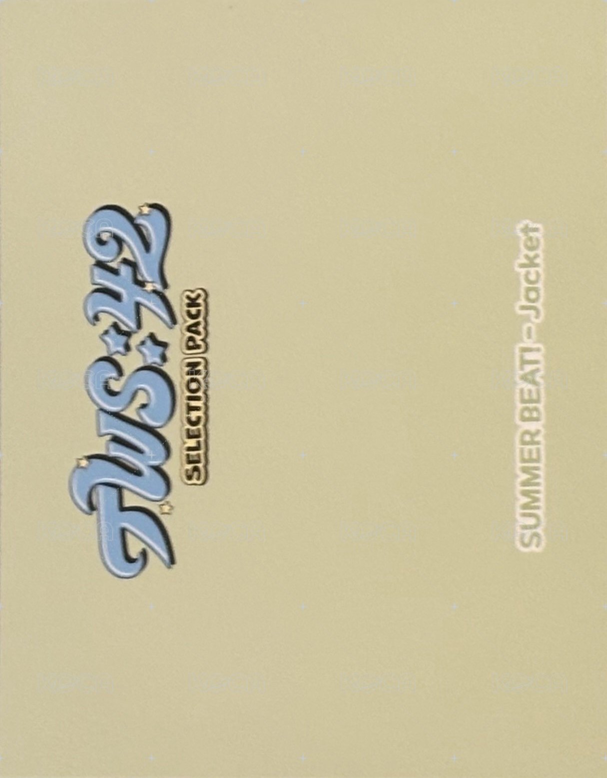 TWS:42 Selection Pack 周邊卡 團卡 背面