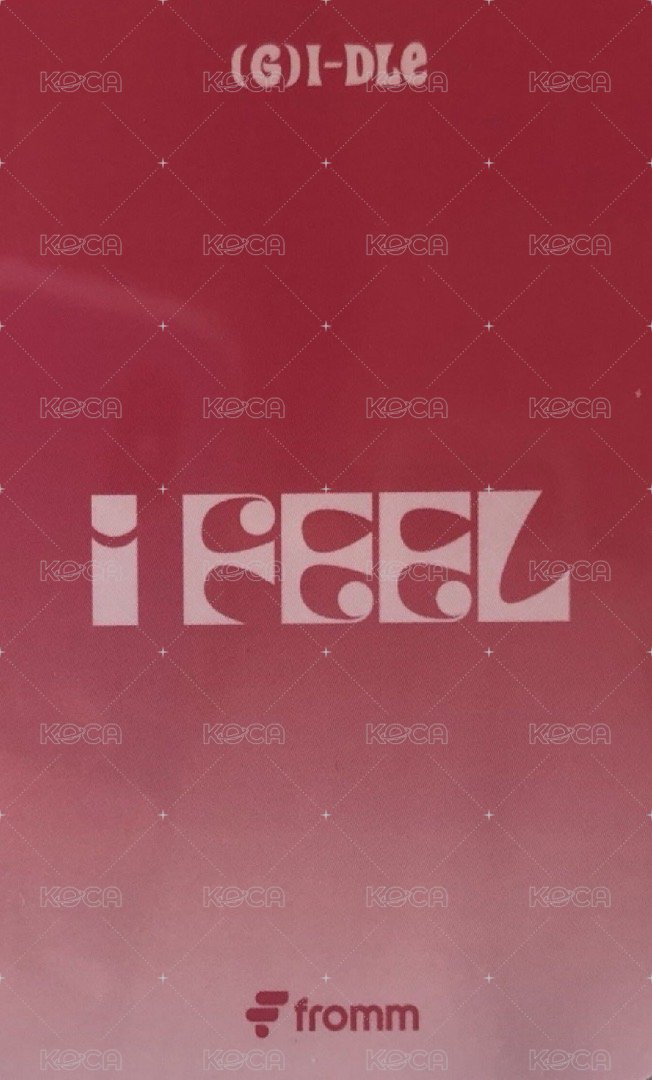 I feel fromm 1.0 簽售卡 -麵 背面