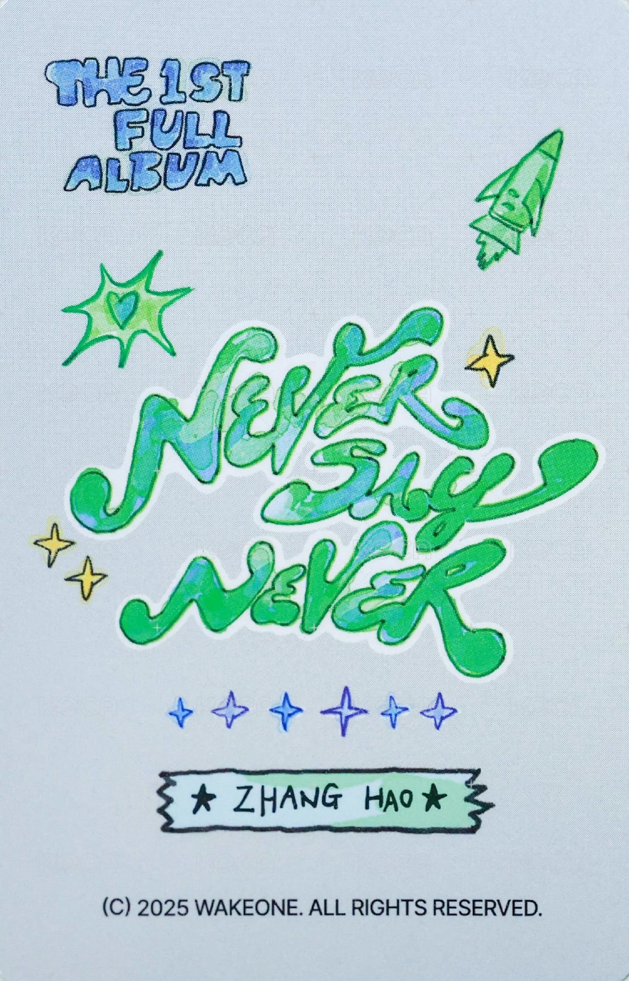 正1MD 周邊卡 PVC包卡 背面