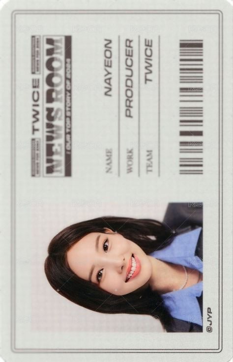 TWICE SEASON’S GREETINGS 2024 年曆卡  背面