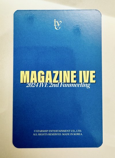 24’FM MAGAZINE IVE 隨機卡 24’fm 栗