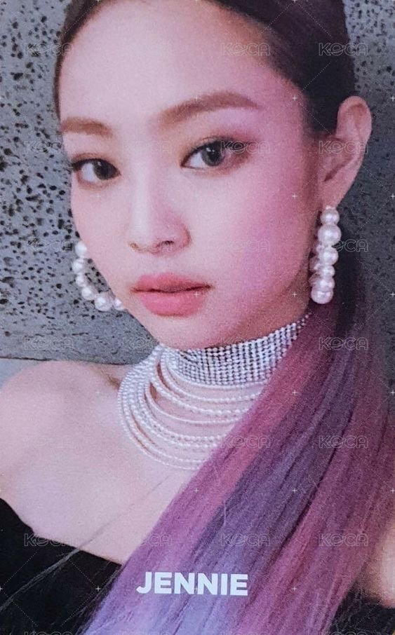 Square Up 專輯卡 Pink ver.1 正面