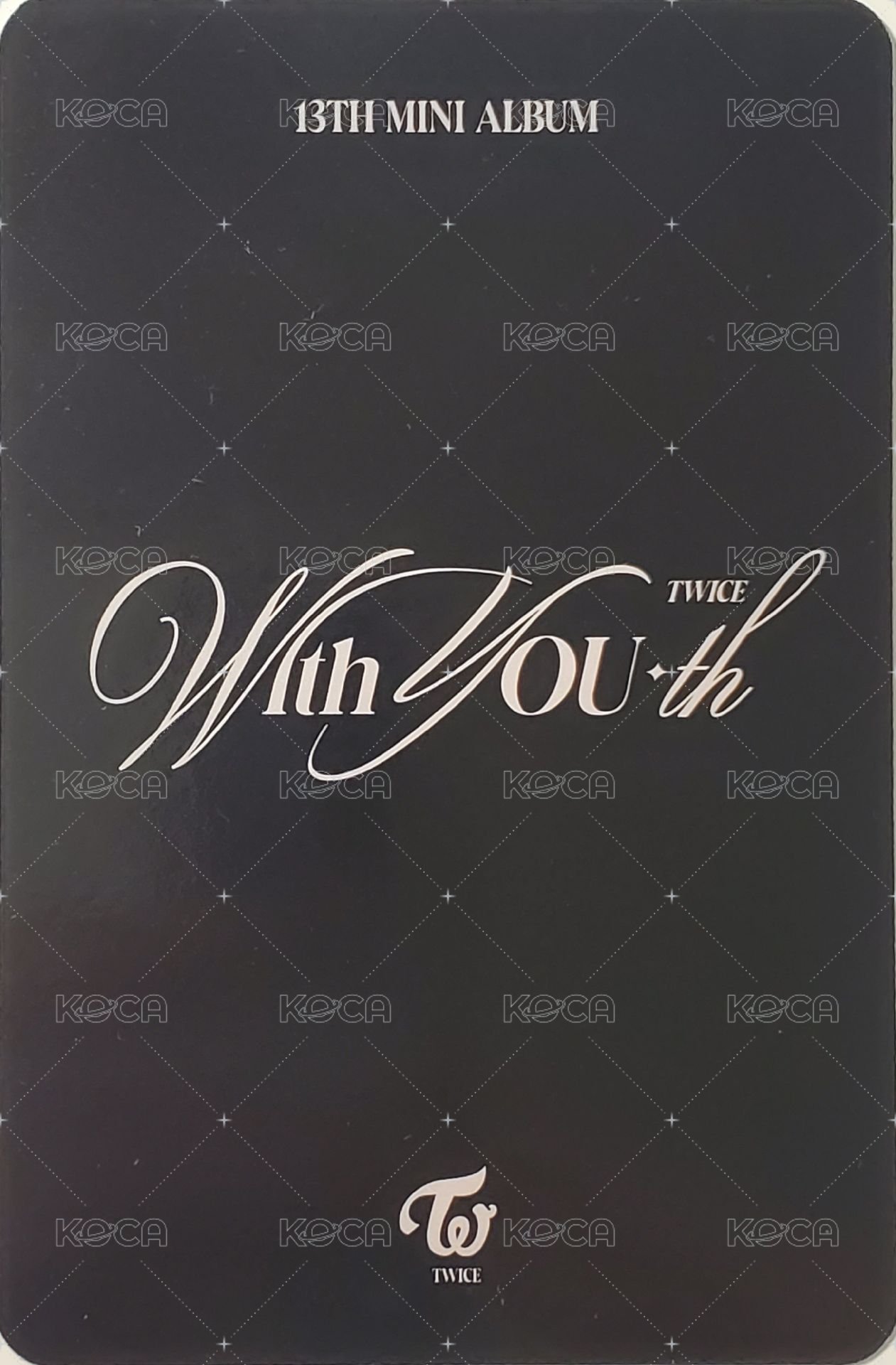 mini 13 專輯卡 預購禮 背面
