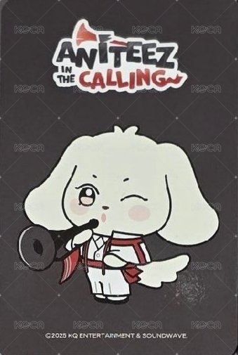 ANITEEZ IN THE CALLING 周邊卡 資料夾 CALLING PROFILE HOLDER 背面