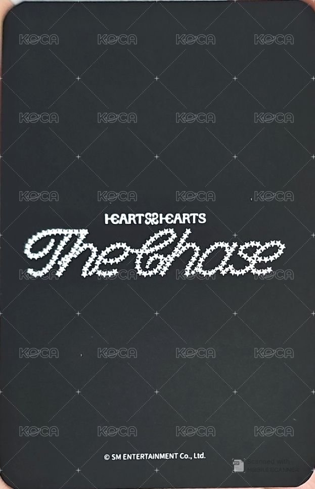 單一 kkt 特典卡  背面