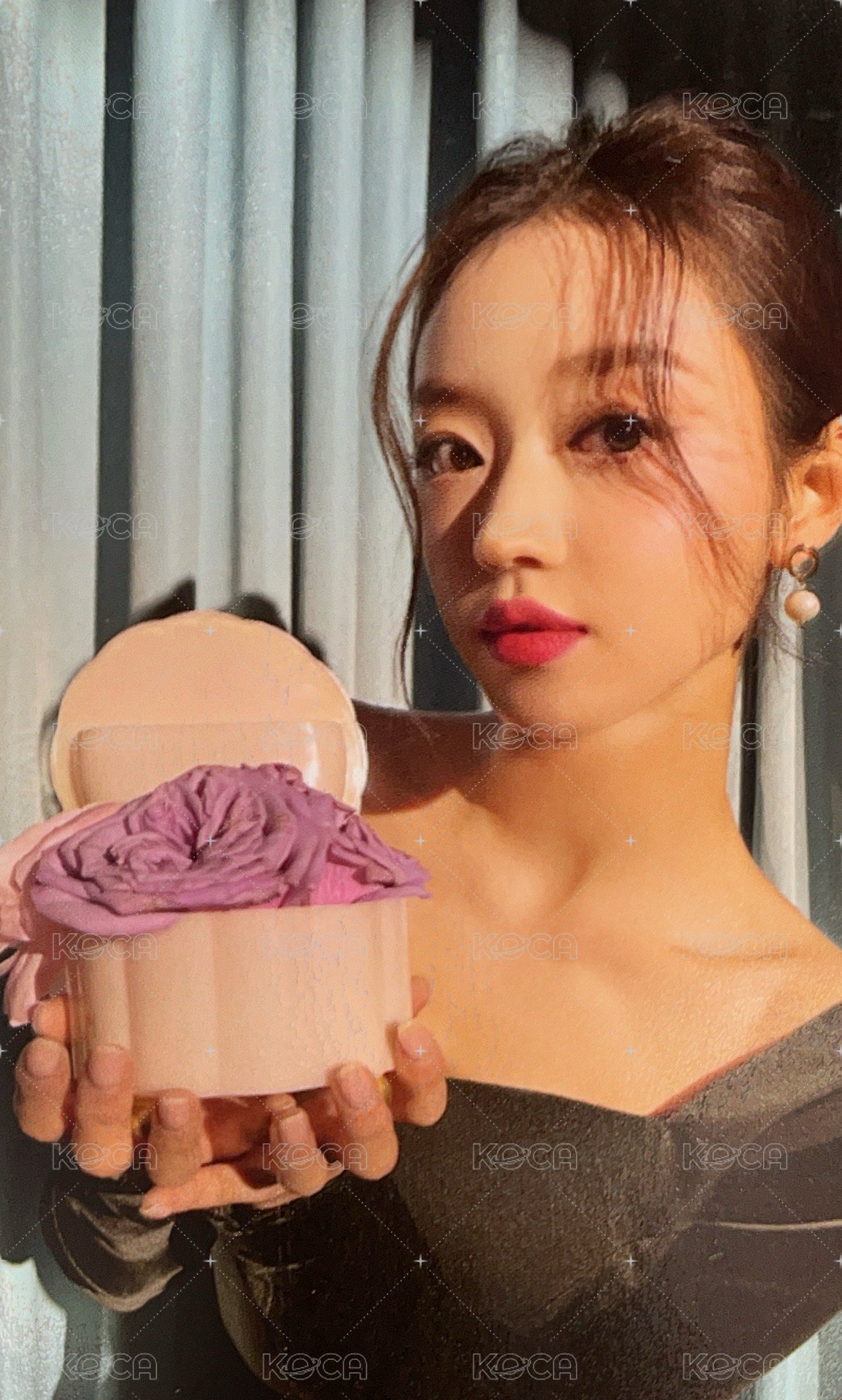 Real Love 專輯卡 love bouquet ver. 正面