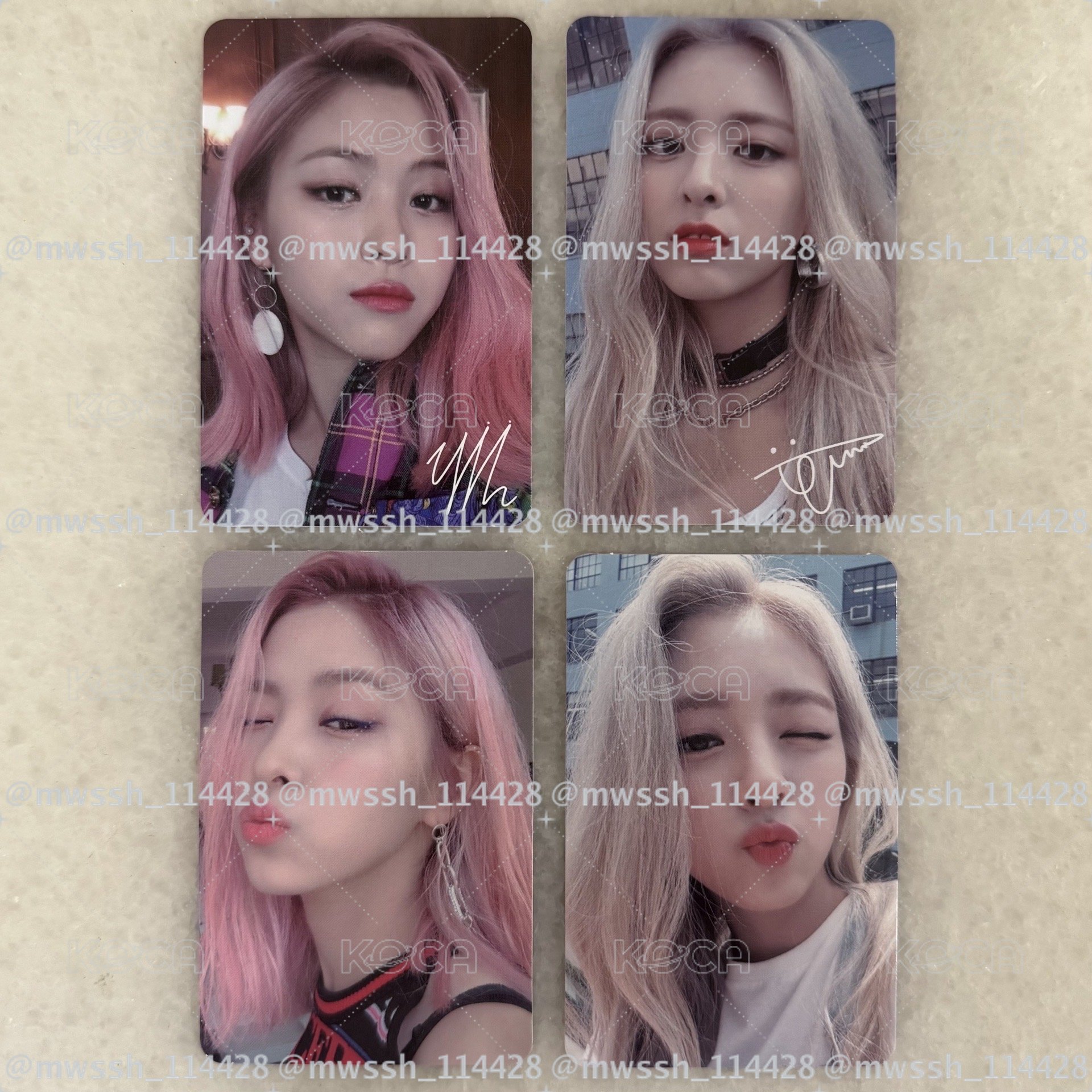 ITZY 申留真 申有娜 小卡 歷年專卡