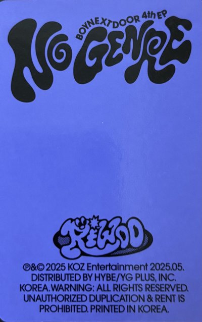 BOYNEXTDOOR No Genre 李常赫 專卡