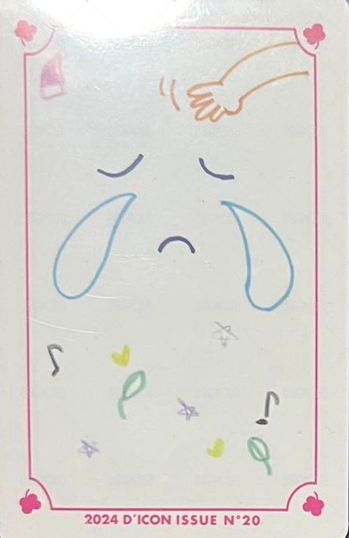 DICON 雜誌卡 A ver. 背面