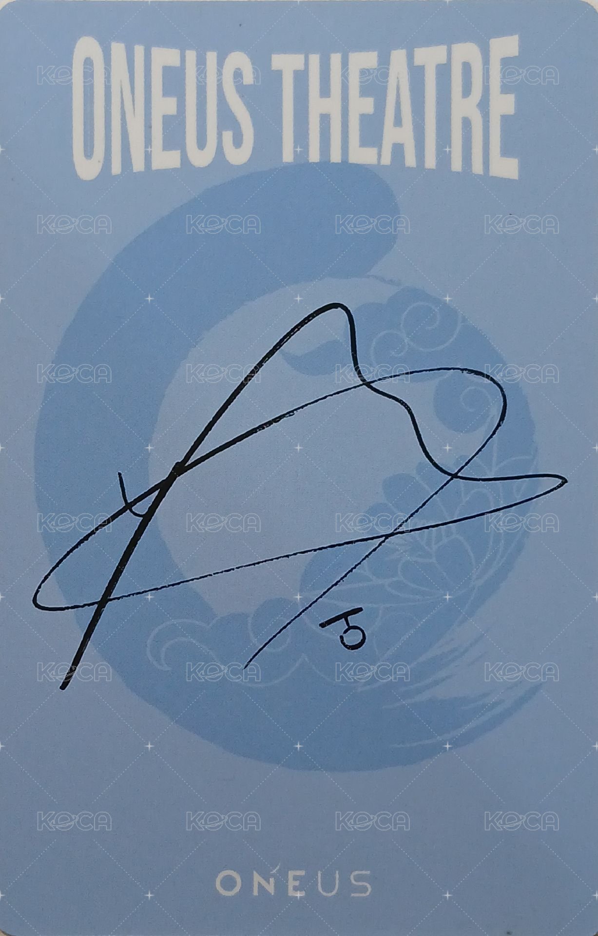 BLOOD MOON 專輯卡  背面