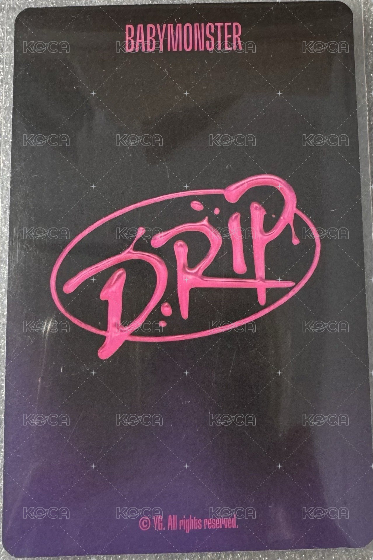 DRIP 仁寺洞快閃 4w 滿額卡  背面