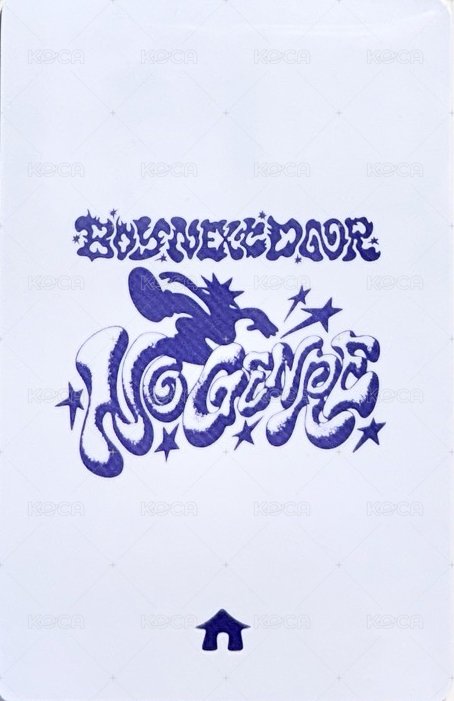 No Genre yzy 1.0 簽售卡 3 背面