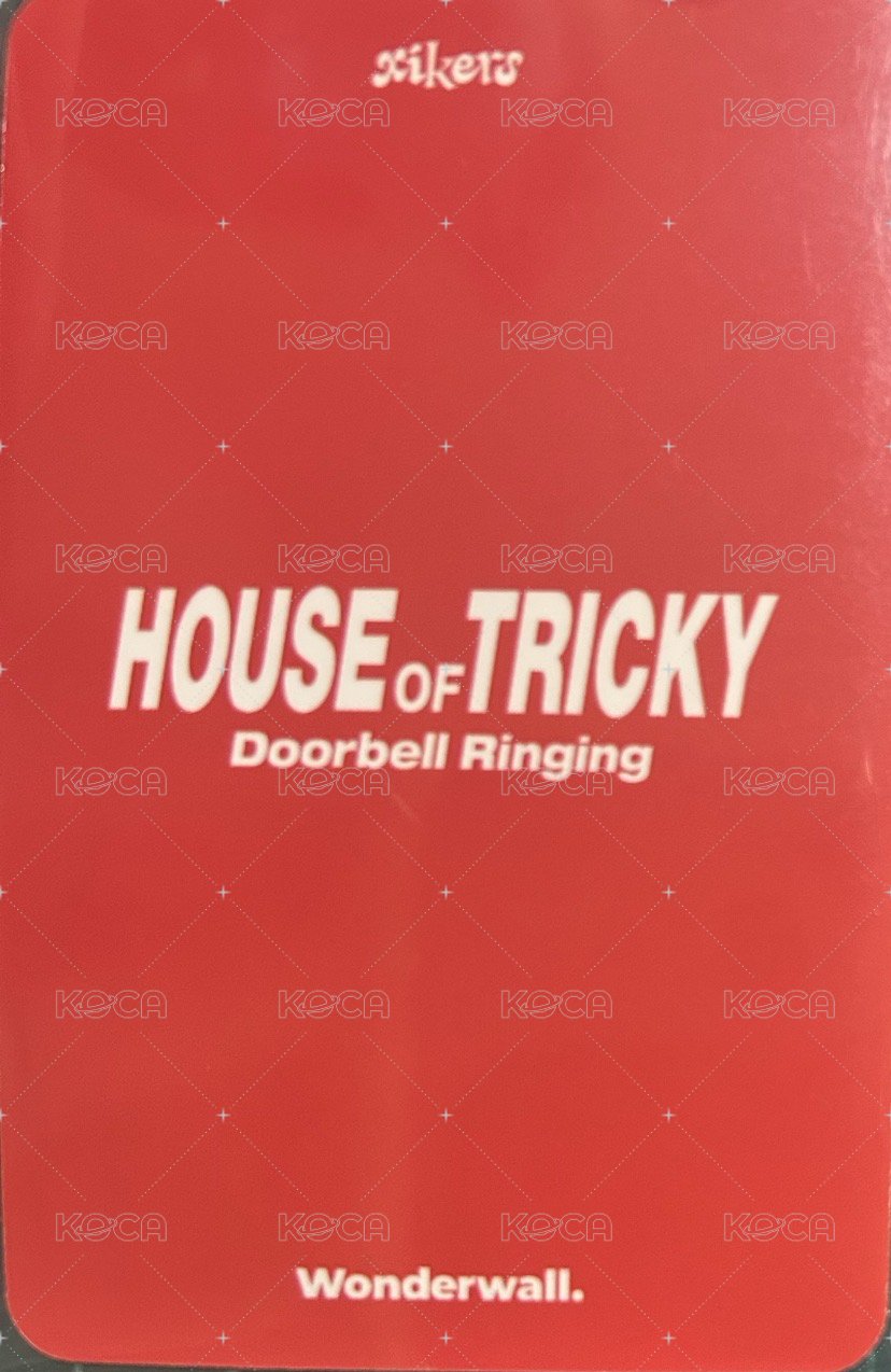 迷一 wonderwall 簽售卡  背面