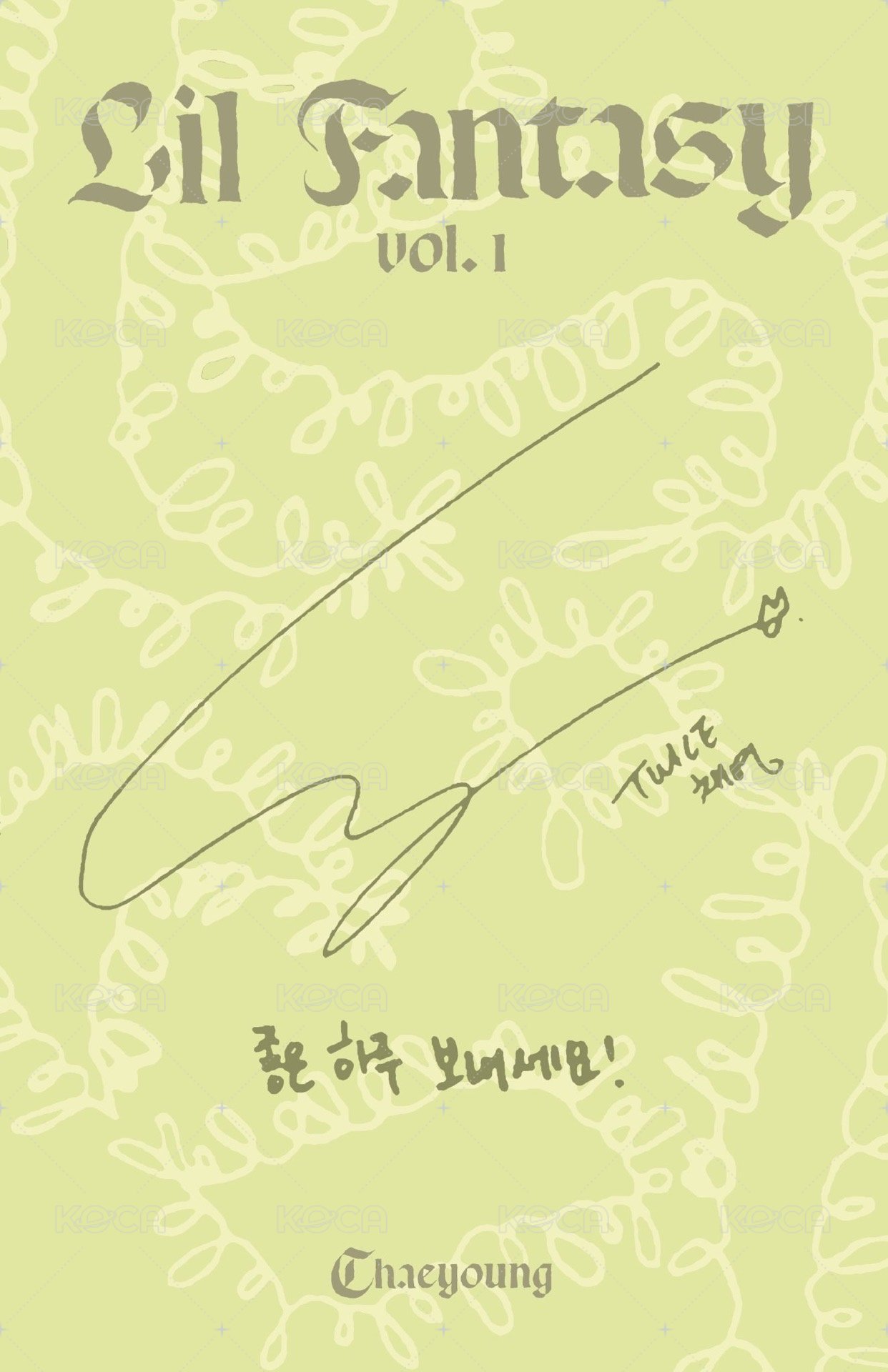 LIL FANTASY vol.1 專輯卡 Glimmer ver. 背面