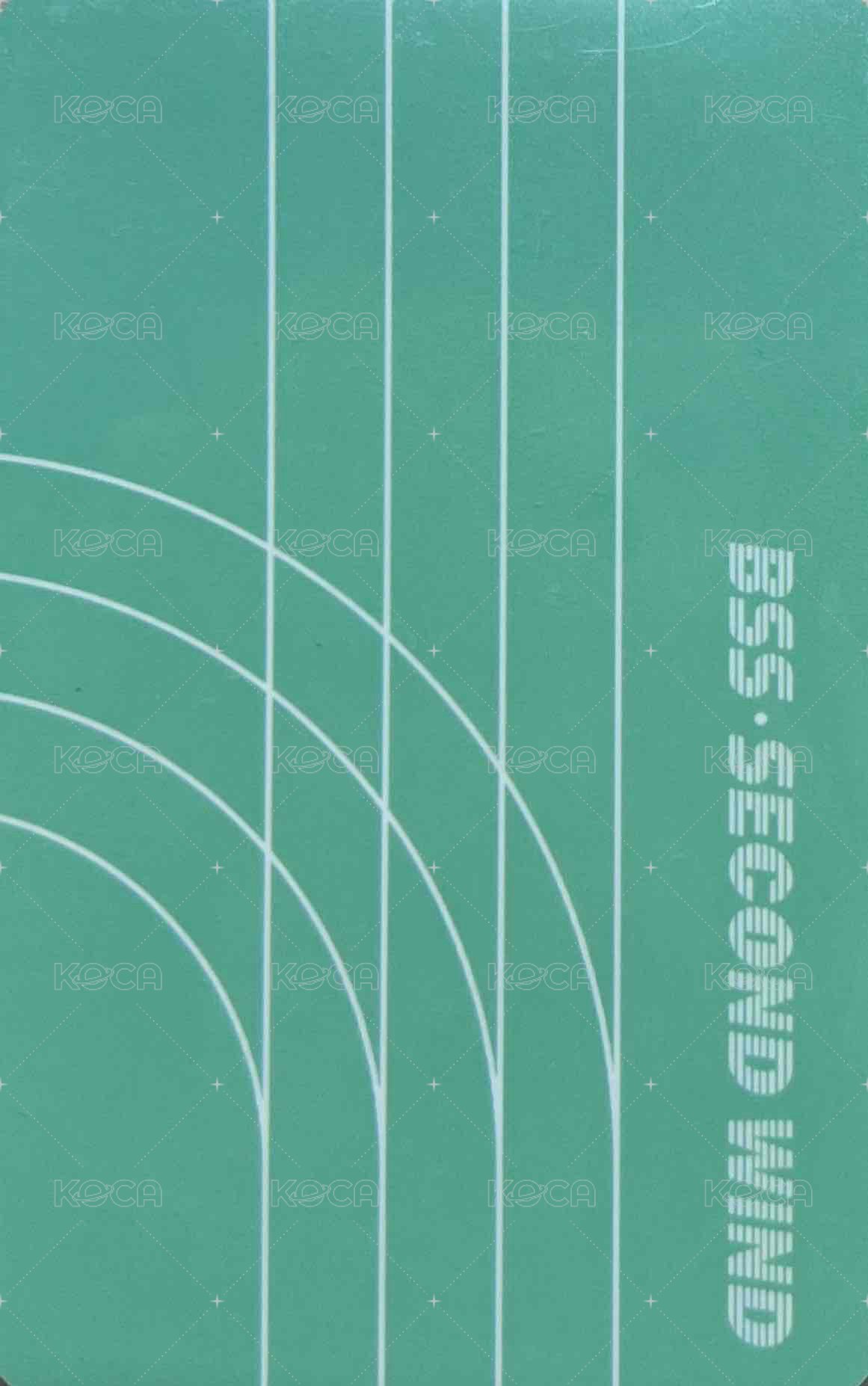 BSS<SECOND WIND> 專輯卡 wvs電子專 背面