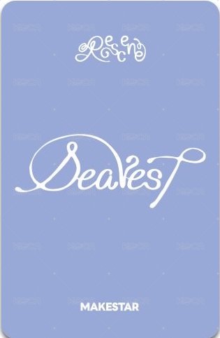 Dearest ms 2.0線上 簽售卡 畫家 背面