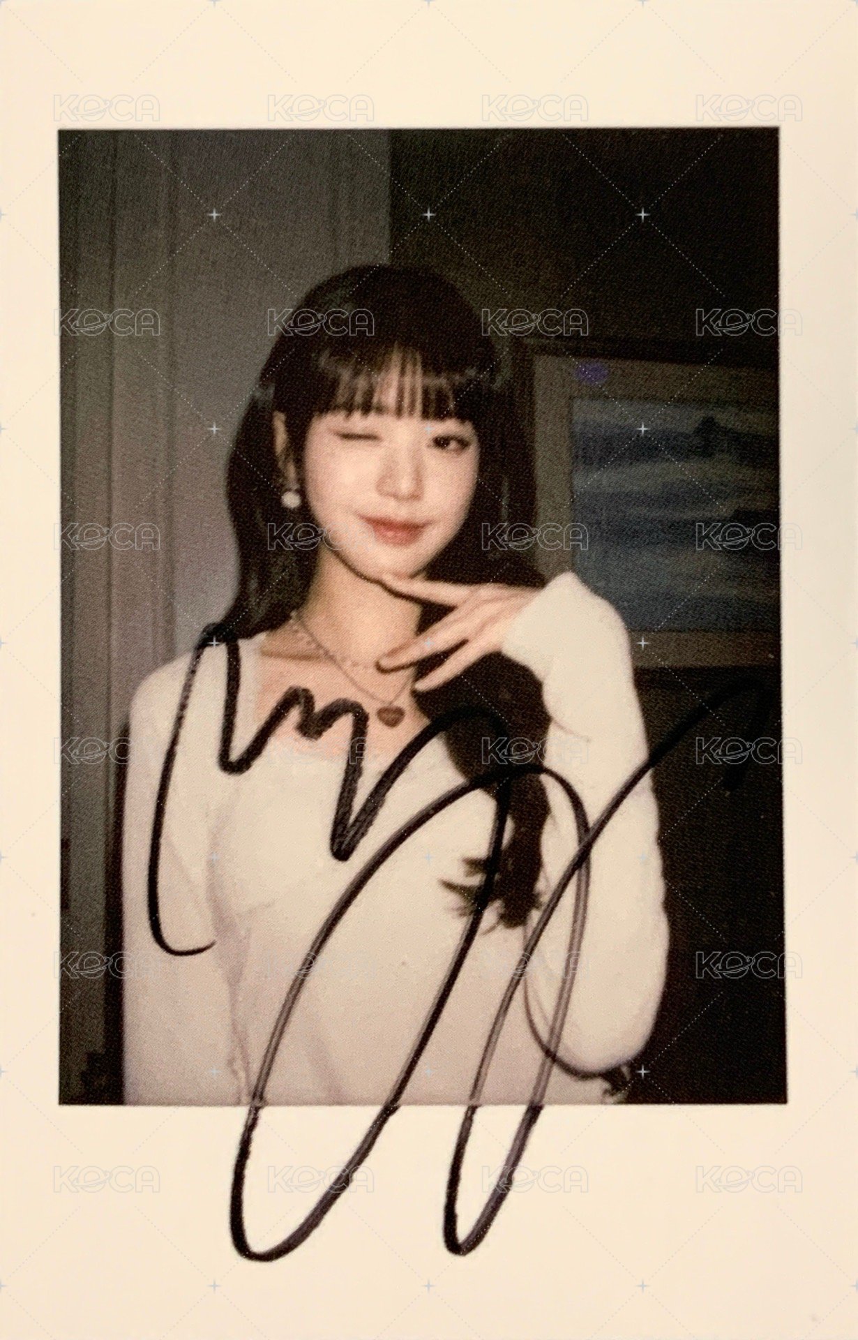 I'VE MINE yzy 3.0 簽售卡  正面