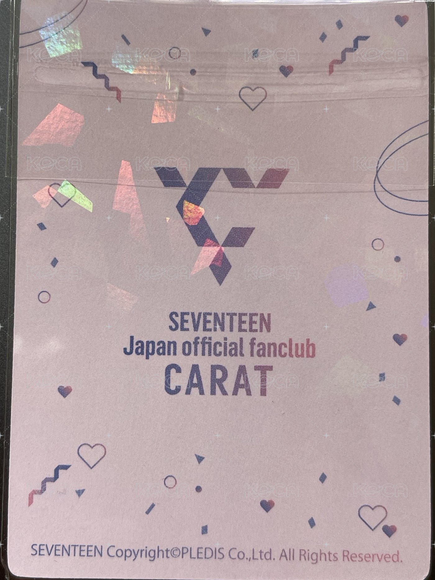 23‘FM｜LOVE 會員禮卡 會員續會卡 背面