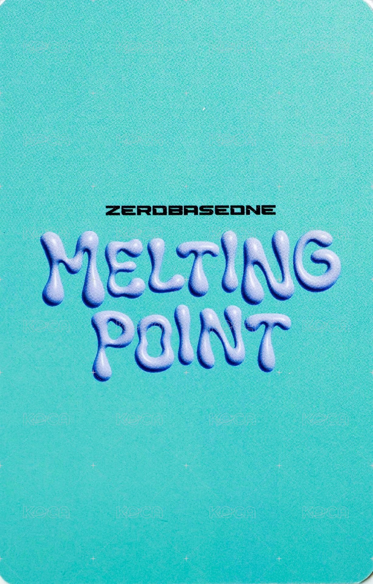 迷二 打歌卡 SBS 人氣歌謠 背面