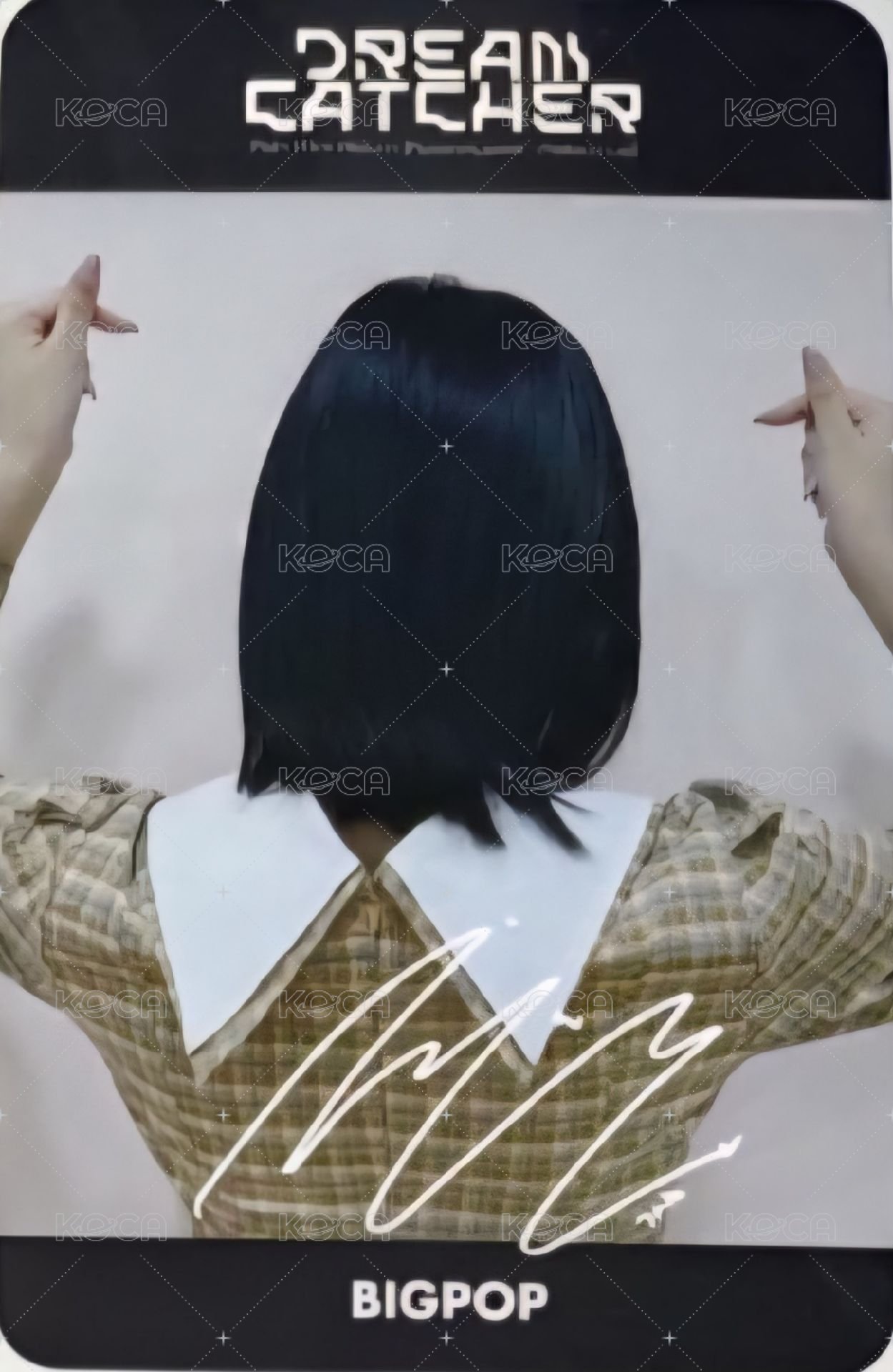 迷你七輯 bg 簽售卡  背面