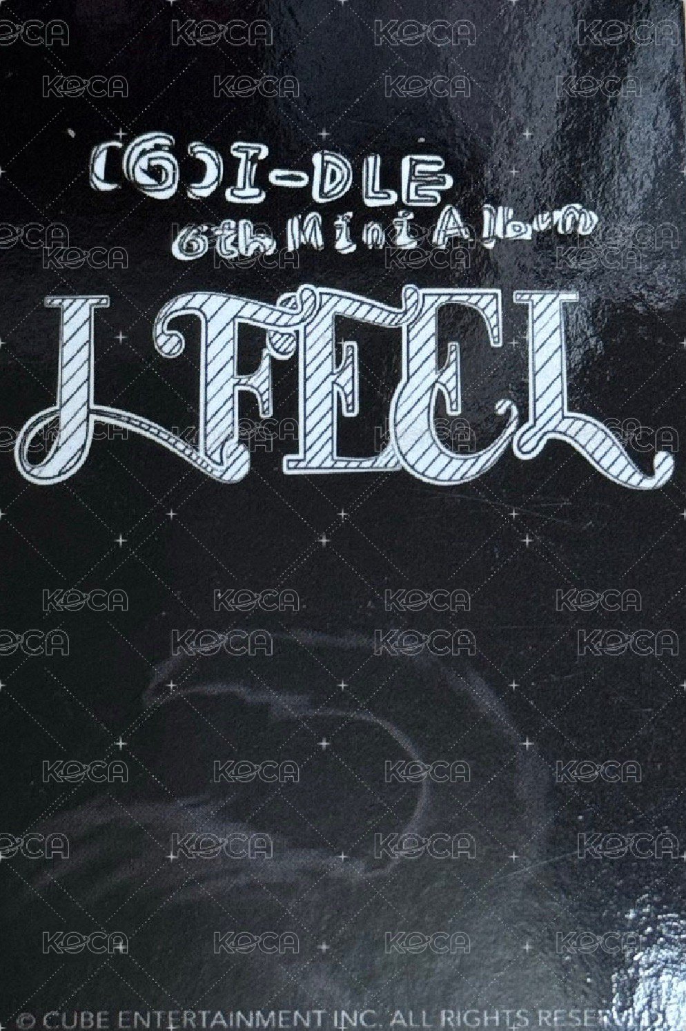 I feel cube 特典卡 五週年逆應援刷 背面