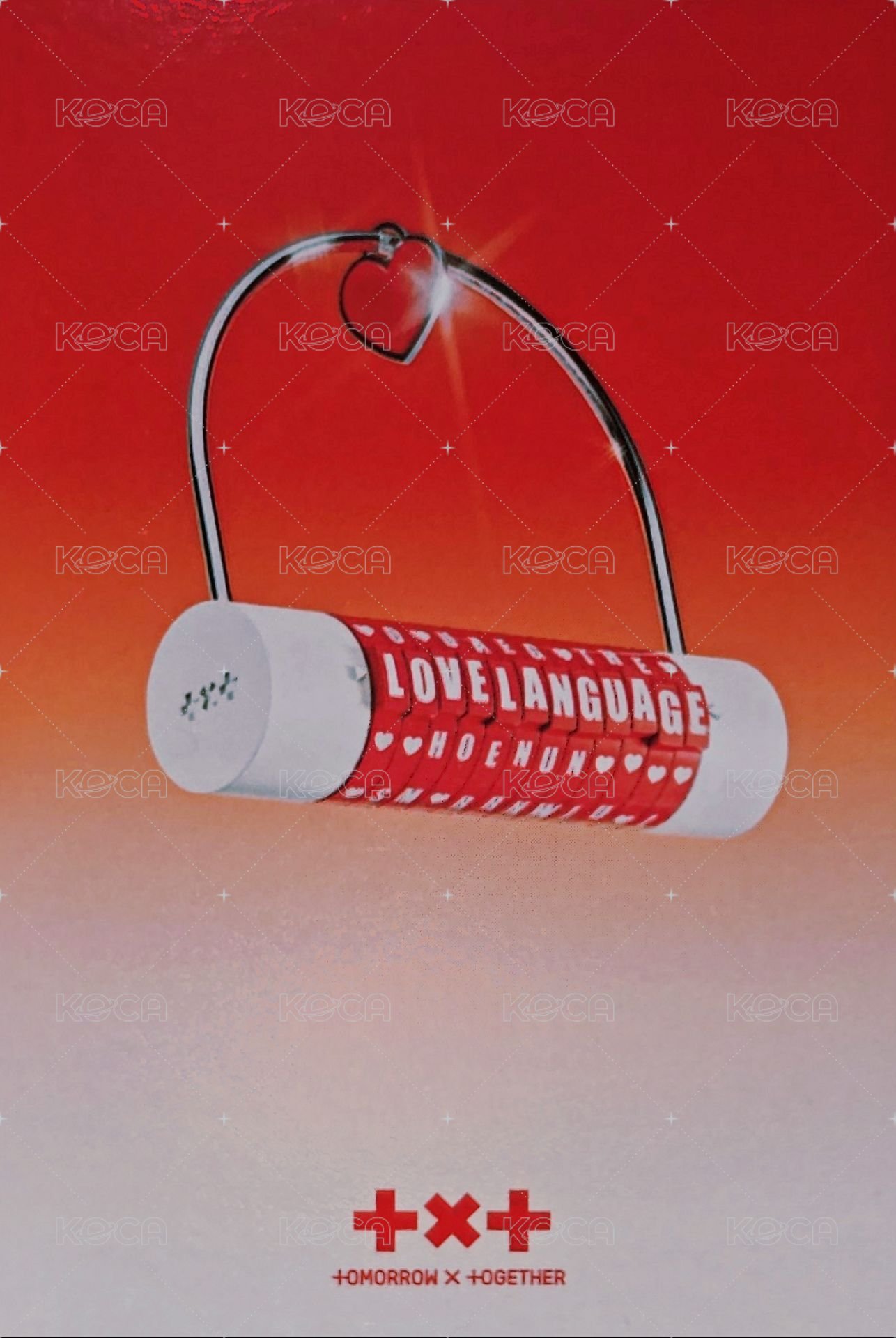 愛之語 專輯卡  背面