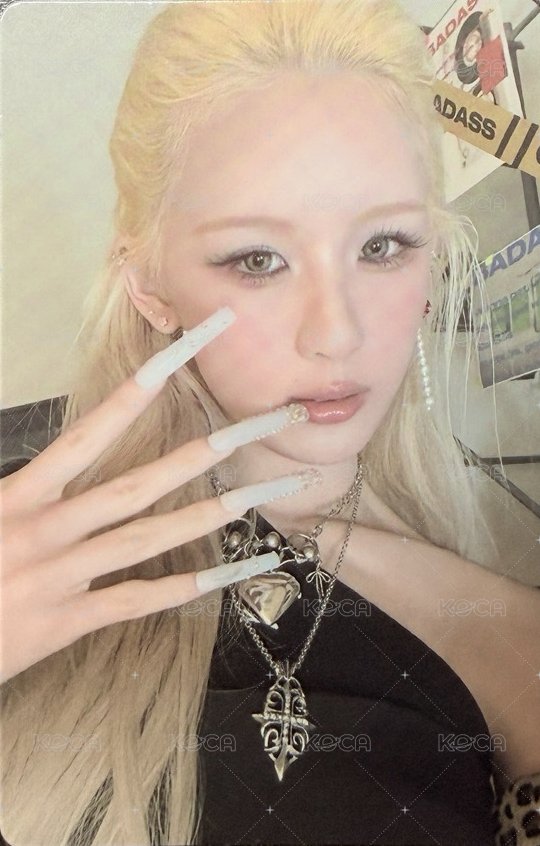 2nd EP Album - MIRROR 專輯卡 PB ver. 正面