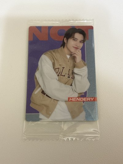 HENDERY威化餅乾小卡