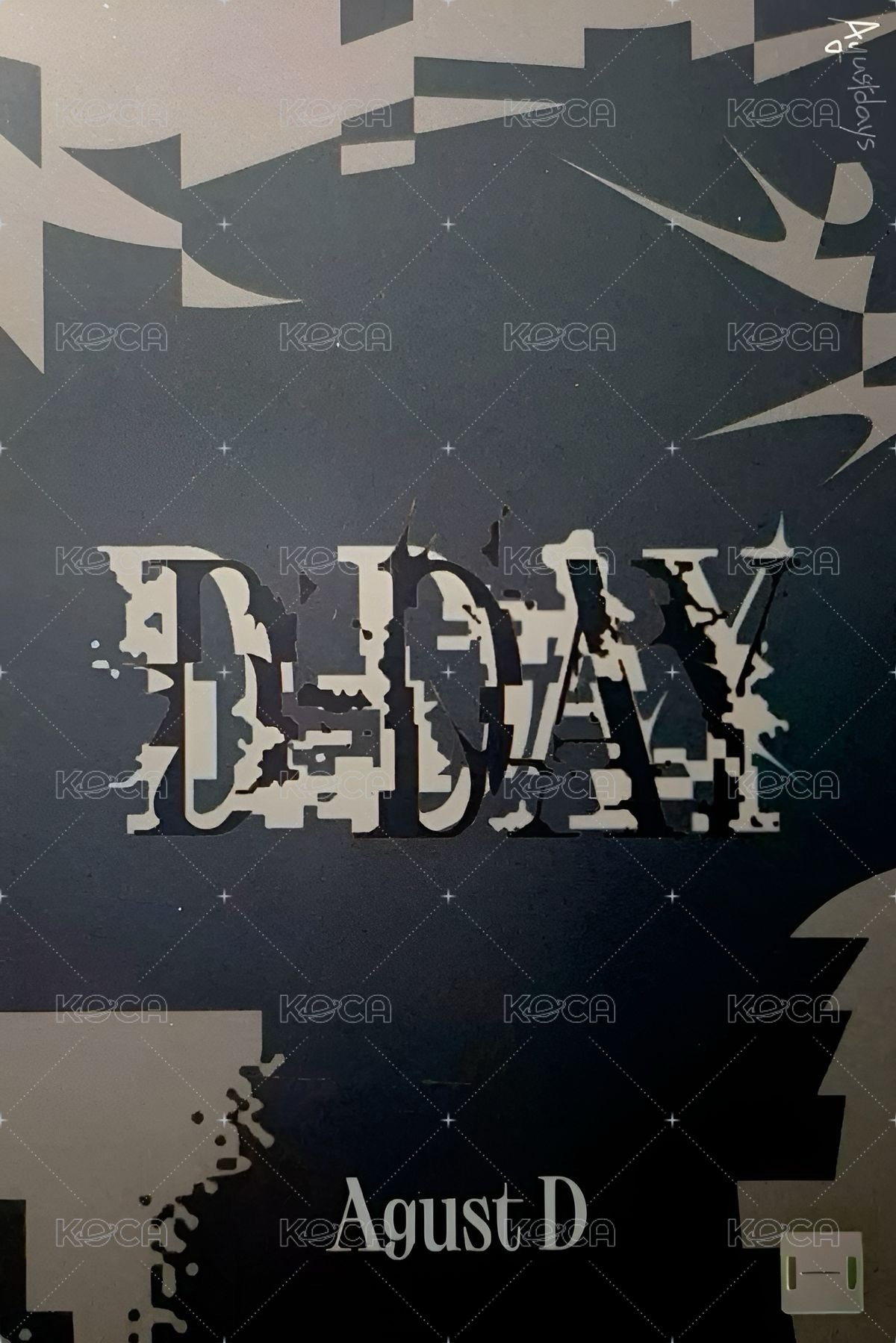 D-DAY m2u 幸運卡  背面