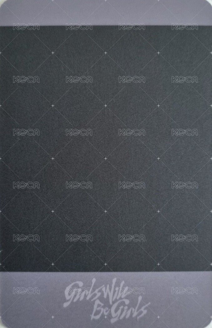 GWBG 專輯卡 CASSETTE BLACK ver. 背面