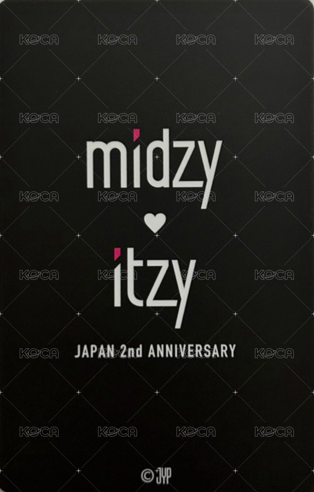 日本兩週年 一番賞 隨機卡  背面