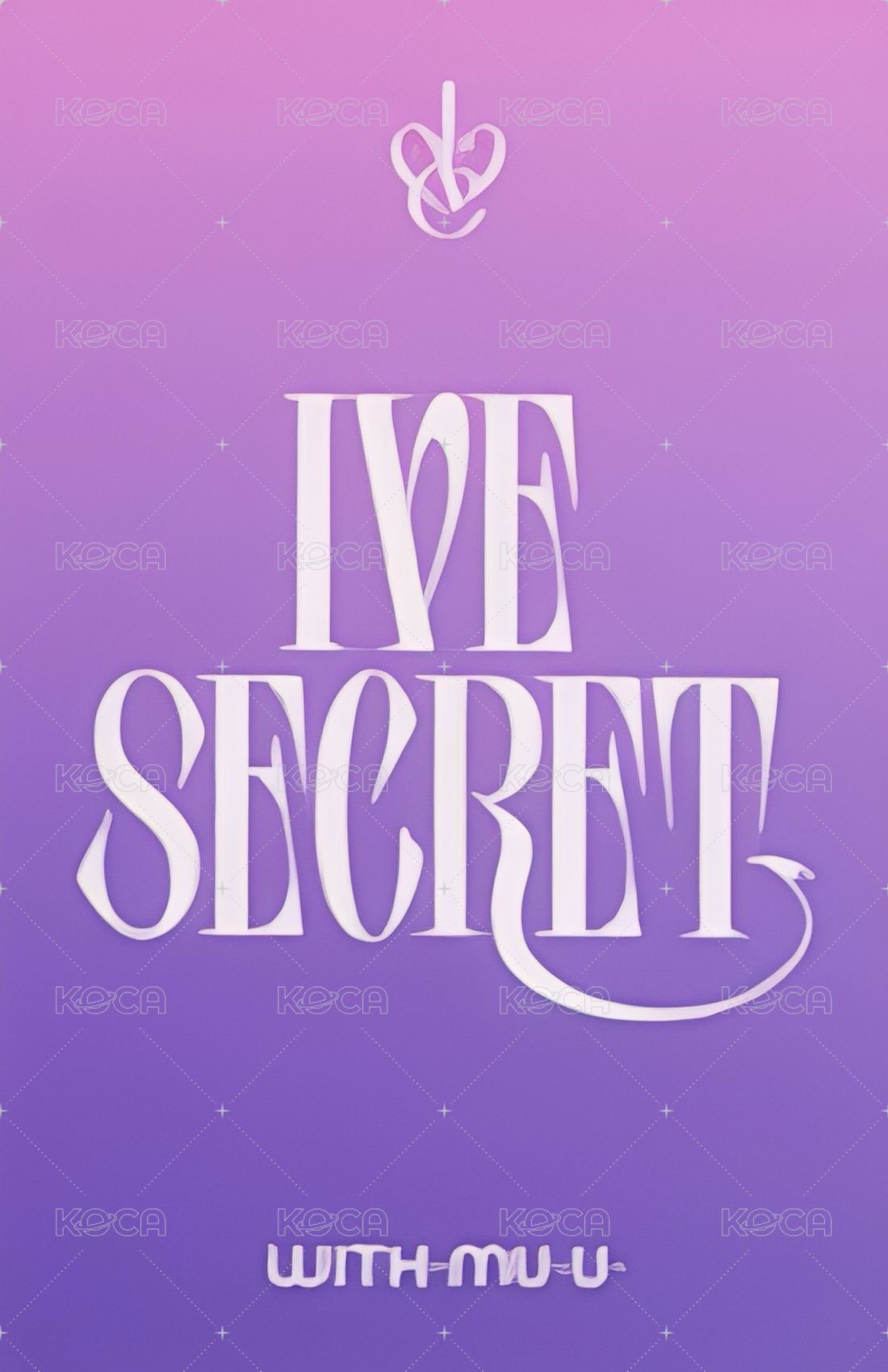 IVE SECRET wm 4.0 幸運卡  背面