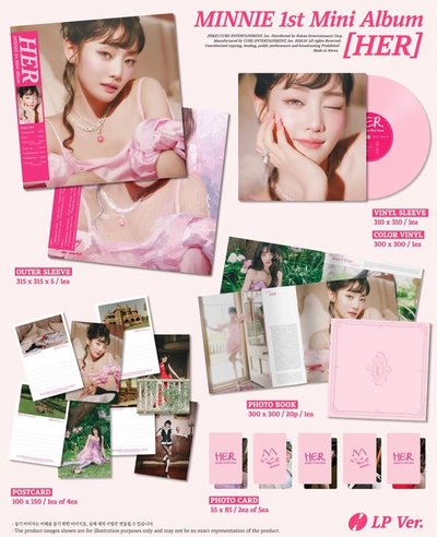 Minnie solo LP 粉膠/黑膠「初販」 綁2卡