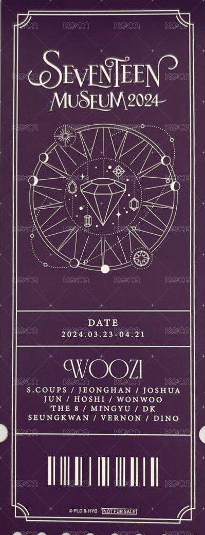 24‘博物館 入場卡 / 場限卡 1st Block  背面