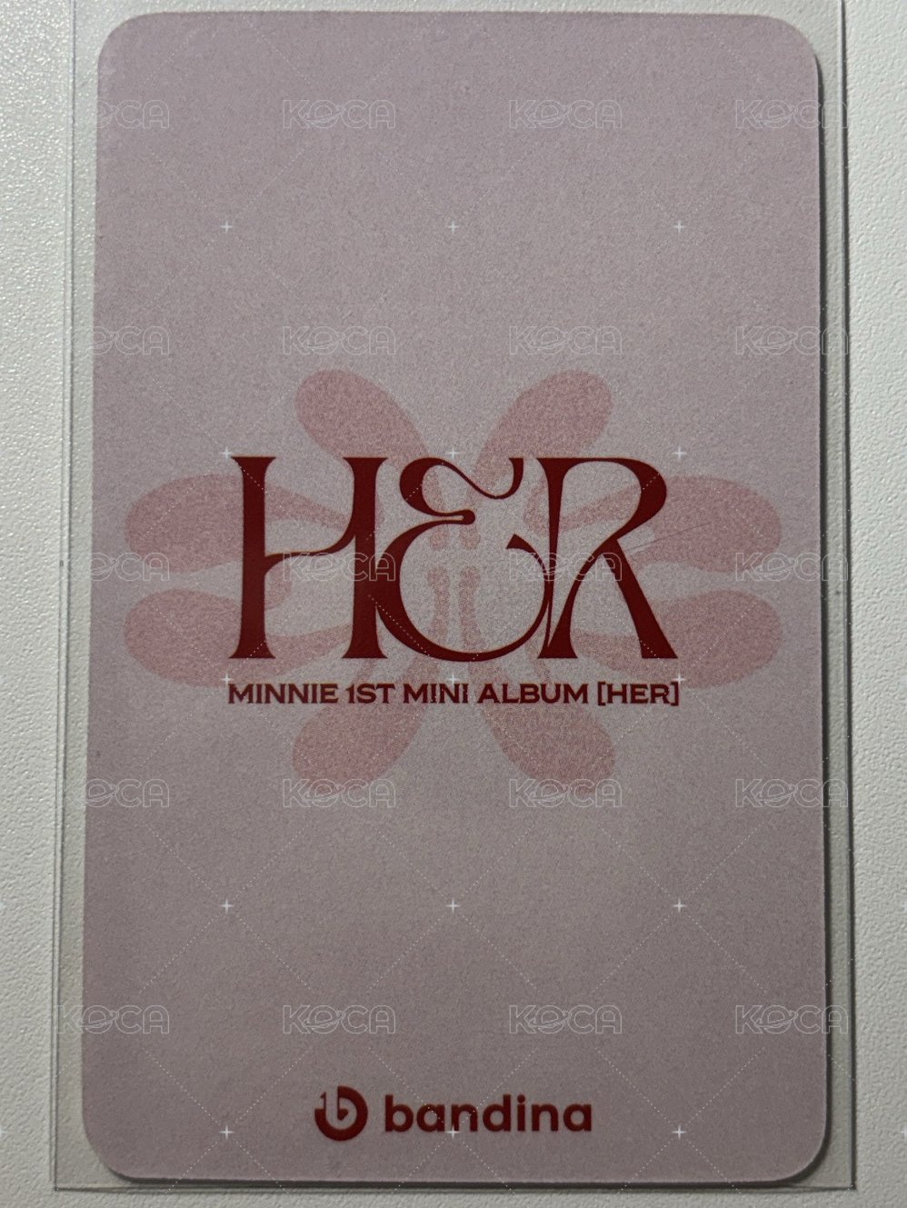 HER Bandina 2.0 特典卡  背面