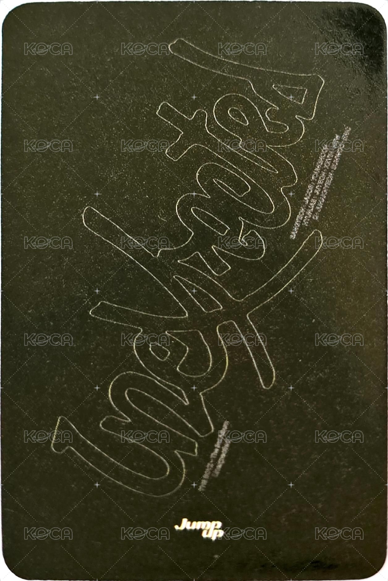 Unexpected ju 2.0 簽售卡 校服ver. 背面