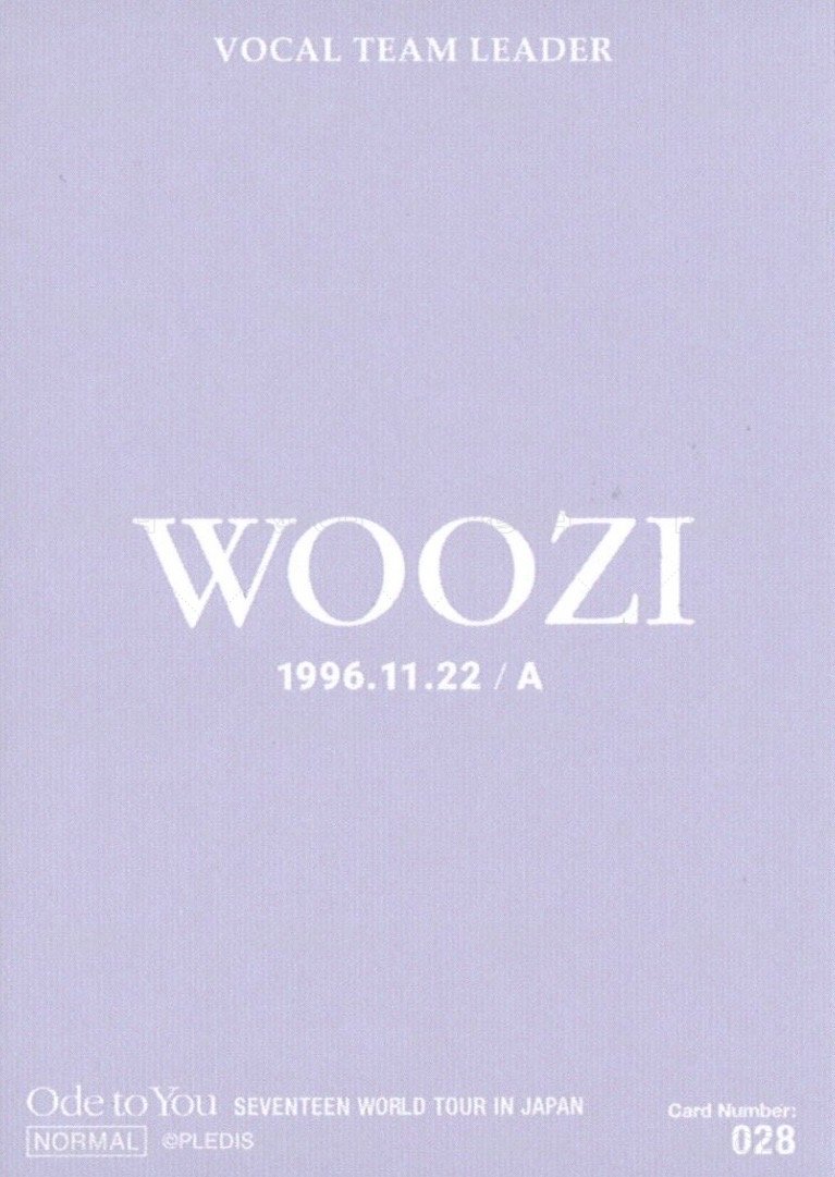 19’OTY 隨機卡  背面