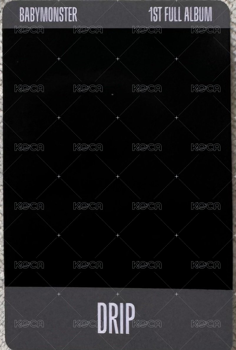 DRIP 京東 1.0 特典卡 京東拍立得 Ahyeon 背面