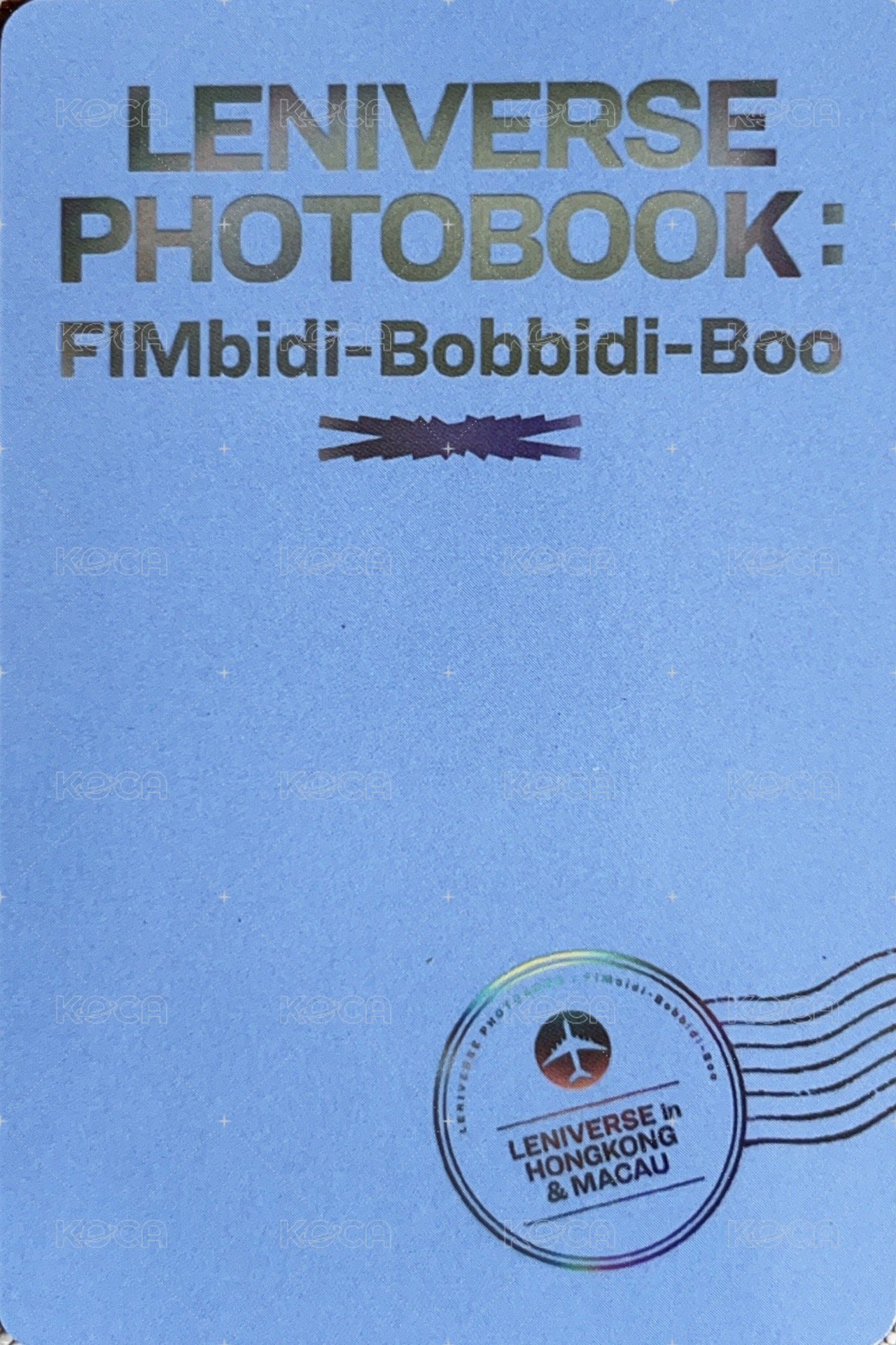 LENIVERSE PHOTOBOOK : FIMbidi-Bobbidi-Boo 周邊卡  背面