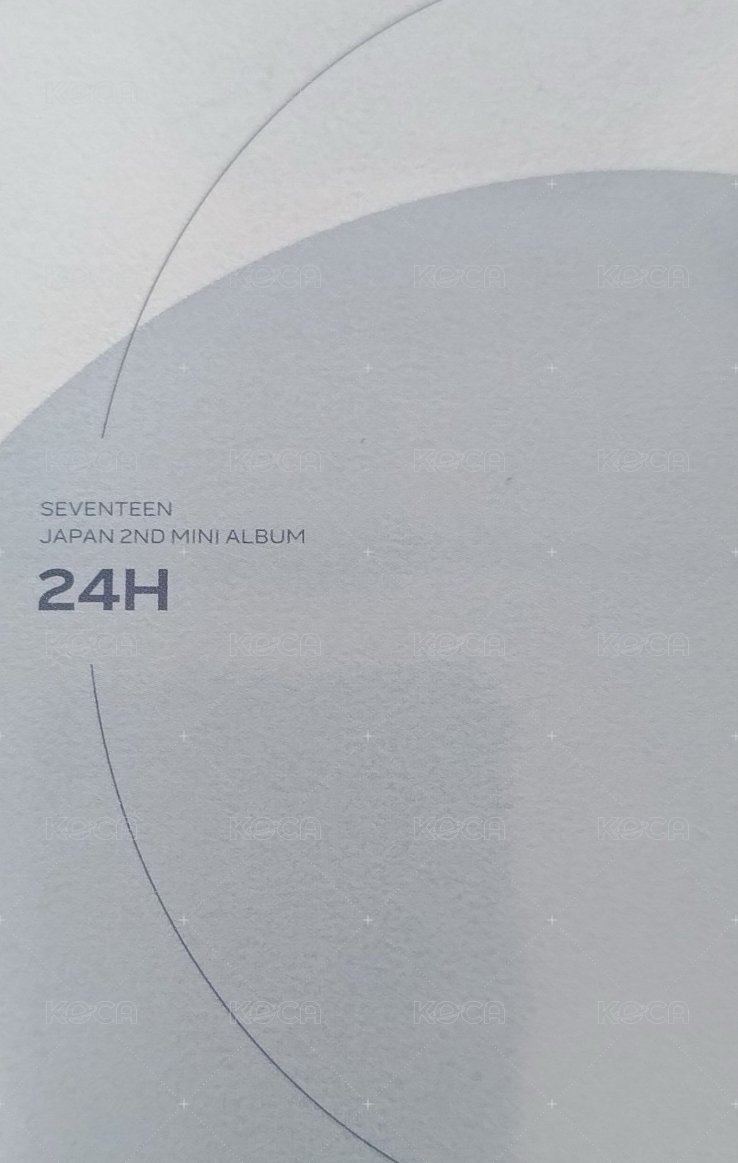 24H 專輯卡 A盤 背面