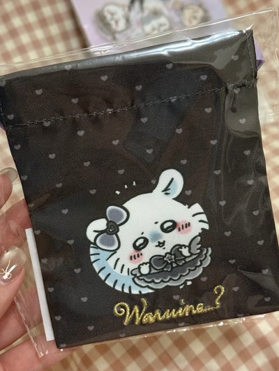 <現貨> 桃桃緞帶束口袋🎀