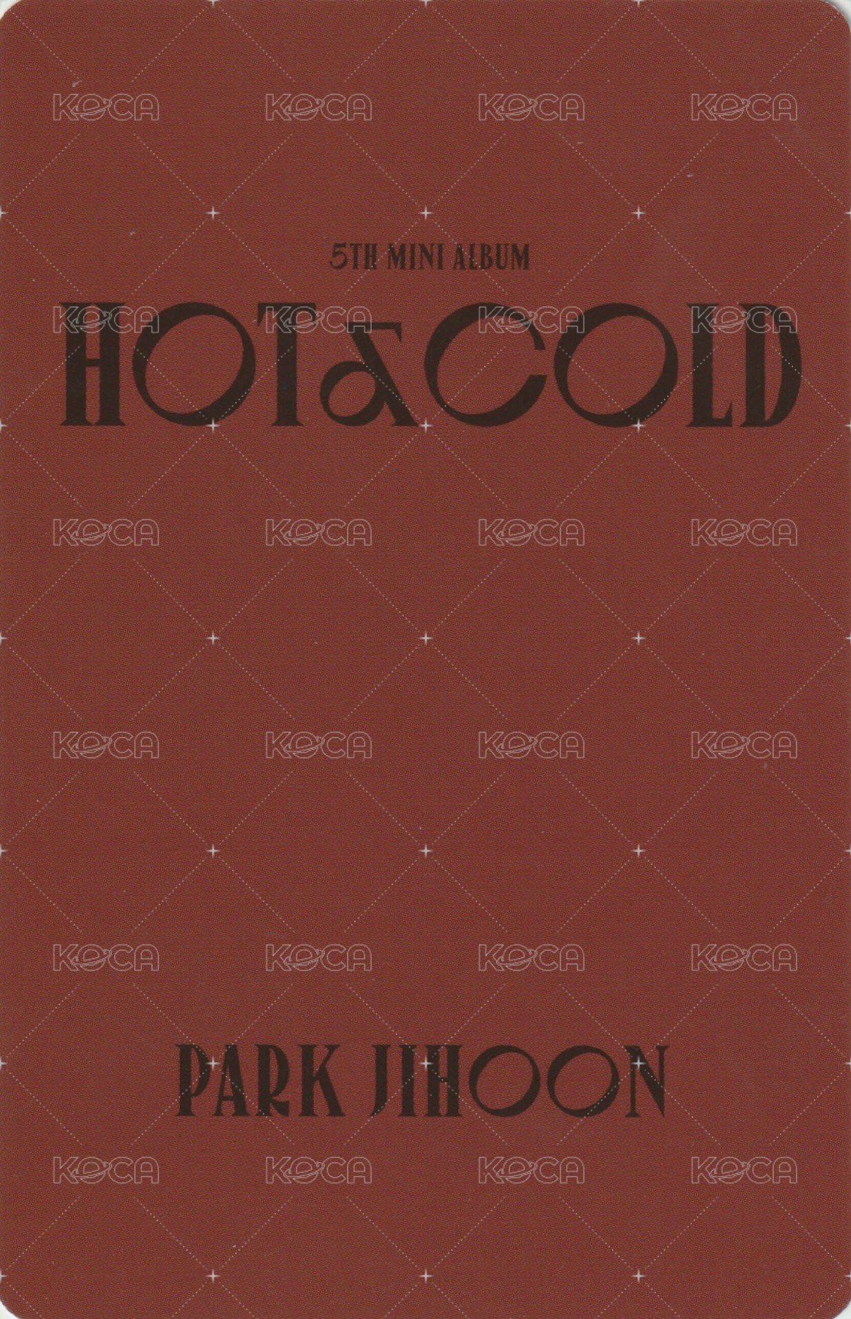 5th MINI m2u 簽售卡  背面