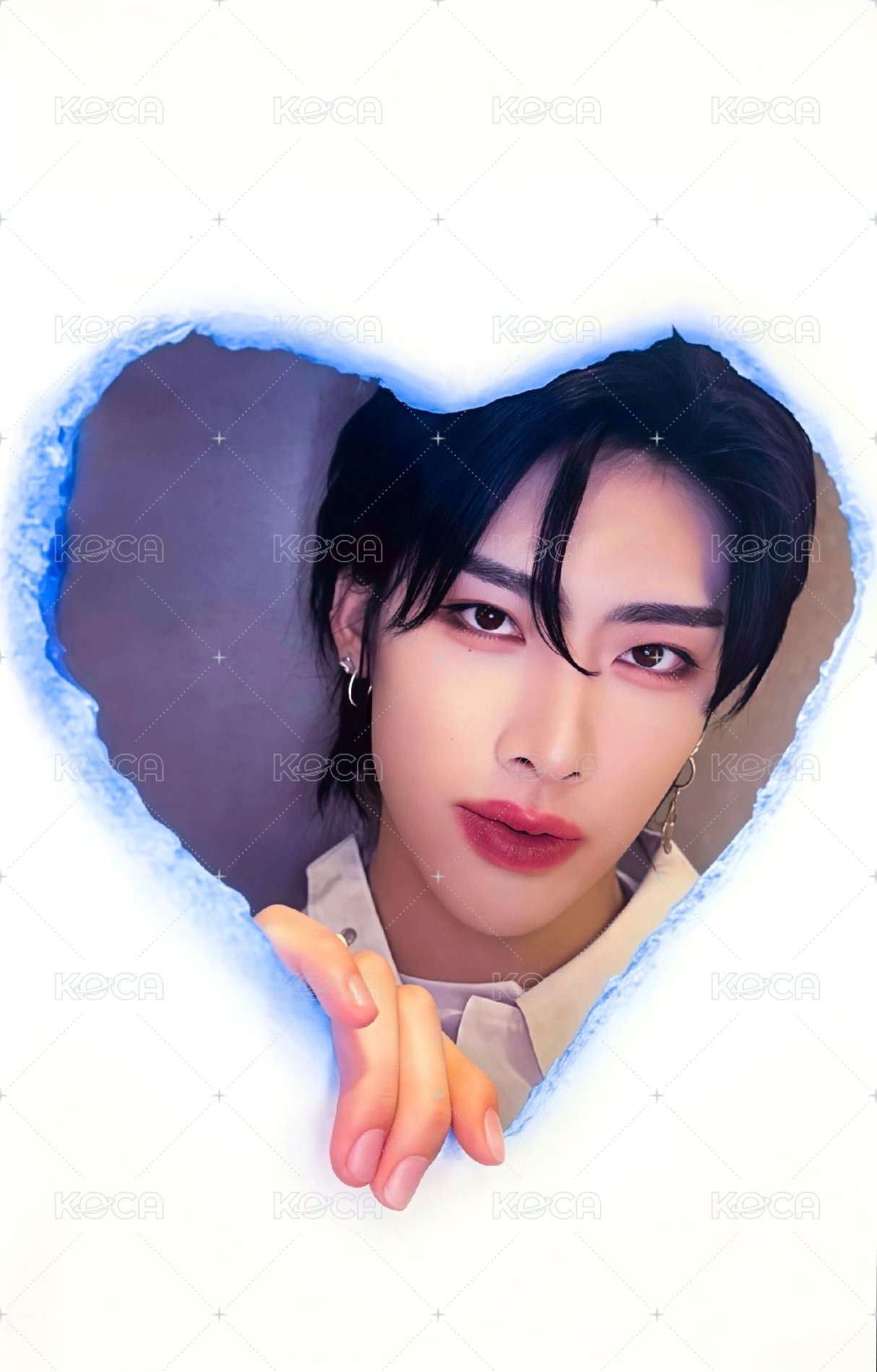 迷三 ms 5.0 特典卡 愛心相框 ver. 正面