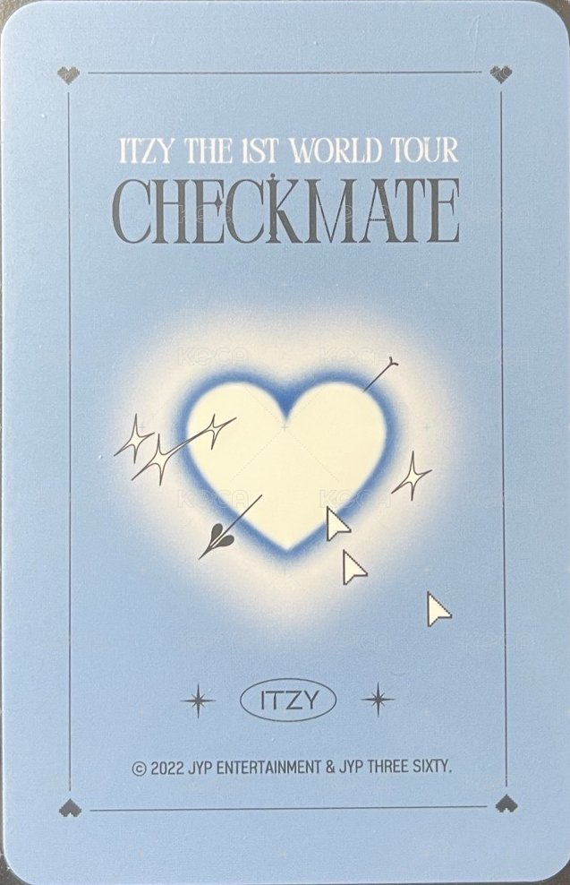 CHECKMATE 世巡 周邊卡  背面