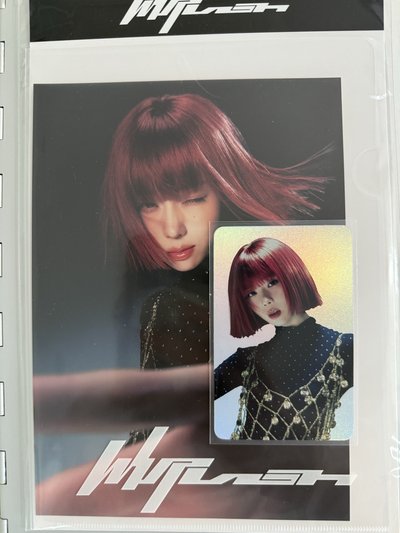 aespa Whiplash 快閃閃卡冬 Winter 金旼炡