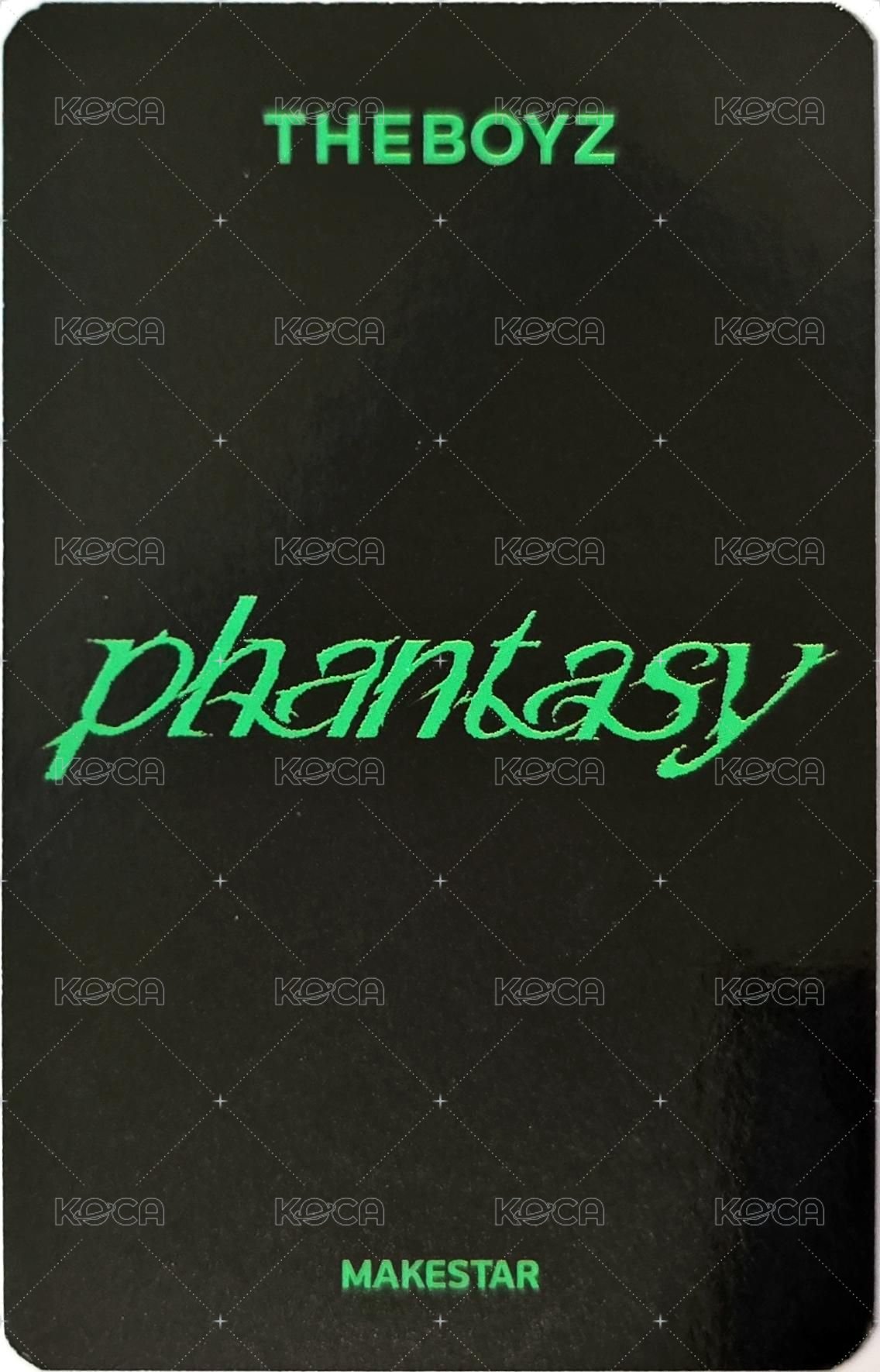 PHANTASY Pt.2 Sixth Sense ms 特典卡 眨眼ver. 背面