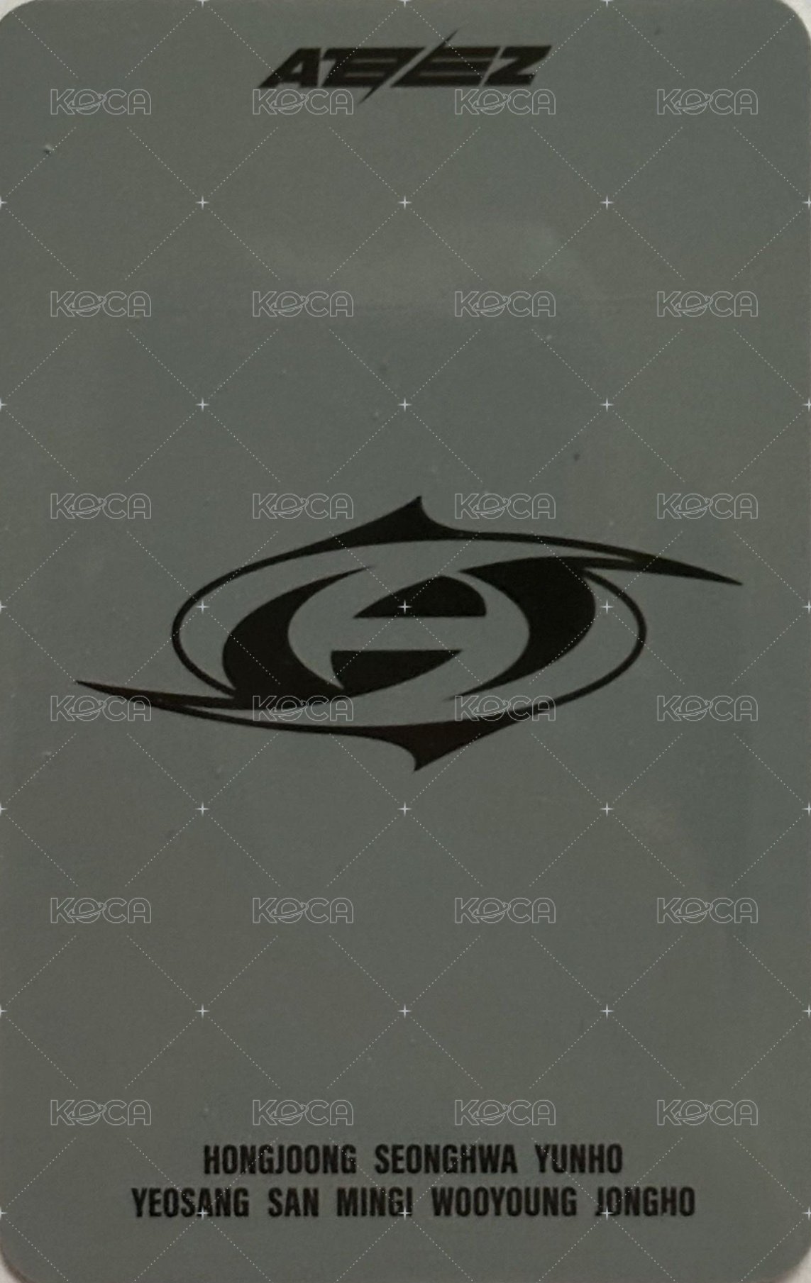 WILL 打歌卡  背面