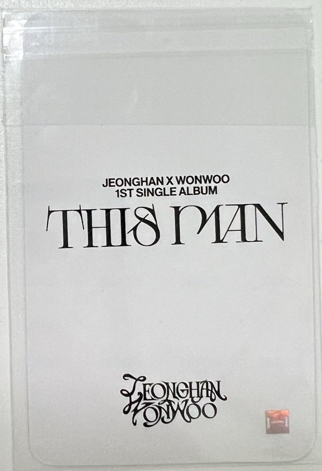 THIS MAN br LD 特典卡  背面