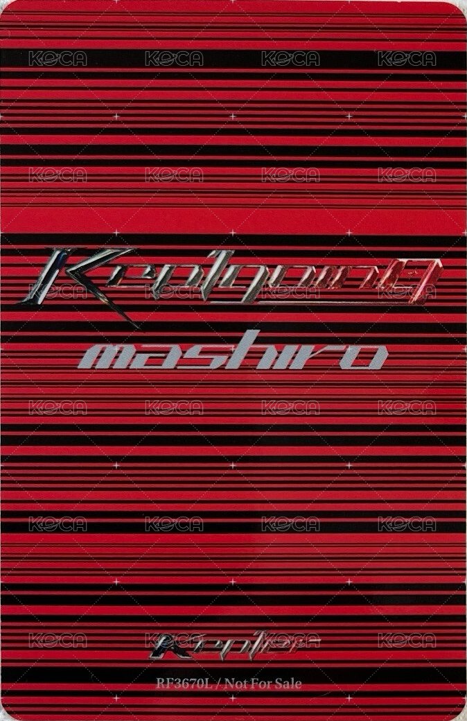 JP正規一 專輯卡 單封 背面